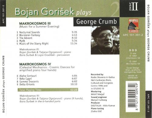 Bojan Gorisek - Bojan Gorišek Plays George Crumb, 2 (1997)