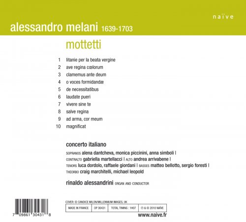 Rinaldo Alessandrini, Concerto Italiano - Melani: Mottetti (2010)