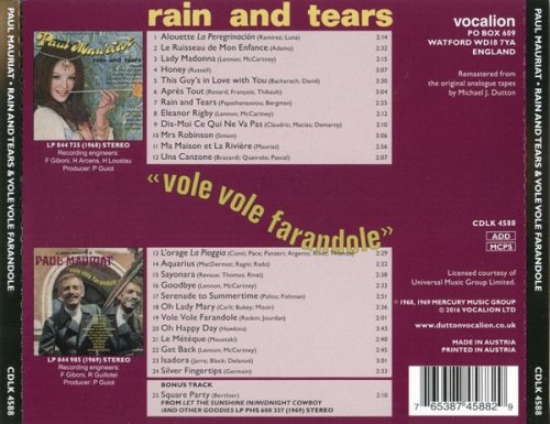 Paul Mauriat - Rain and Tears & Vole Vole Farandole (2016)