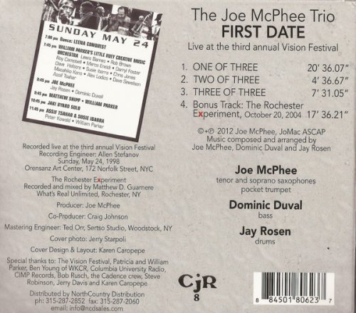 The Joe McPhee Trio - First Date (2012)