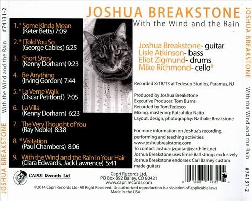 Joshua Breakstone - With the Wind and the Rain (2014) CD Rip