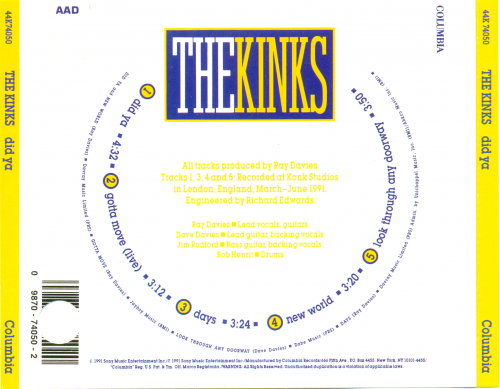 The Kinks - Did Ya EP (1991)