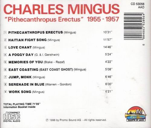 Charles Mingus - Pithecanthropus Erectus 1955 - 1956 (1990)