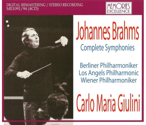 Carlo Maria Giulini - Brahms: Complete Symphonies (1979-1989) [4CD]