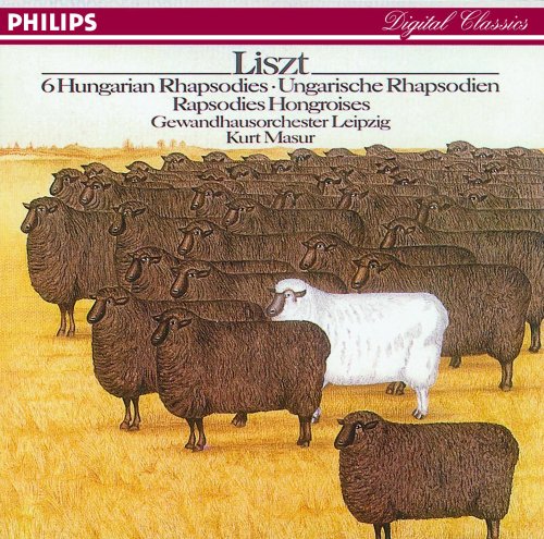 Gewandhausorchester Leipzig, Kurt Masur - Liszt: Hungarian Rhapsodies, S359 Nos. 1-6 (1986)