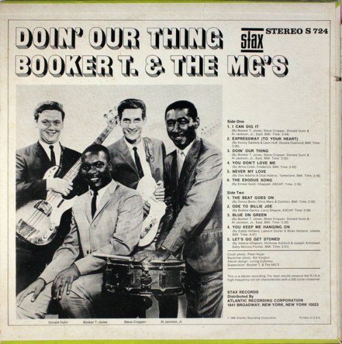 Booker T. & The MG's - Doin' Our Thing (1968) LP