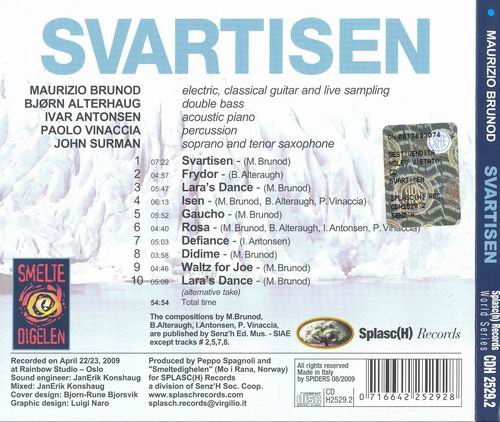 Maurizio Brunod - Svartisen (2009) CD Rip