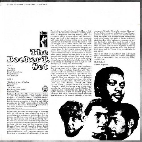 Booker T. & The MG's - The Booker T. Set (1969) LP