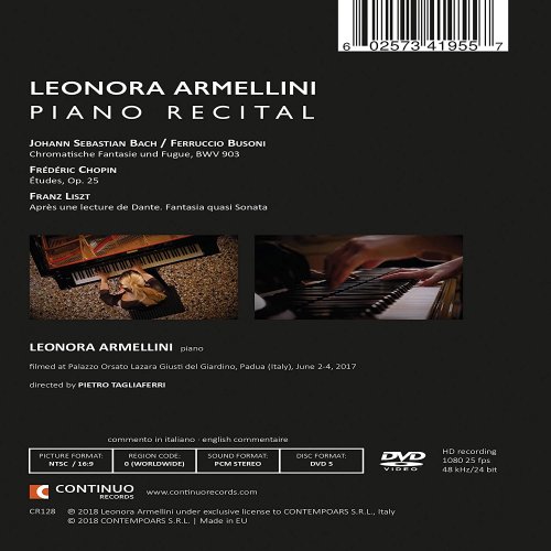 Leonora Armellini - Piano Recital: Bach, Busoni, Chopin, Liszt (2018) [Hi-Res]