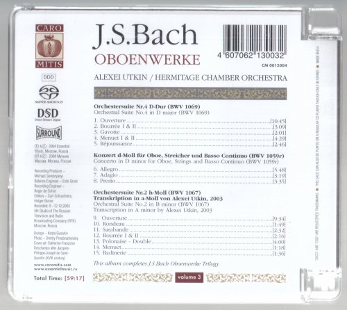 Alexei Utkin & Hermitage Chamber Orchestra - J.S. Bach: Oboenwerke, vol. 3 (2003) Hi-Res