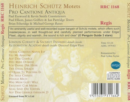 Pro Cantione Antiqua - Schutz: 11 Motets (2004)