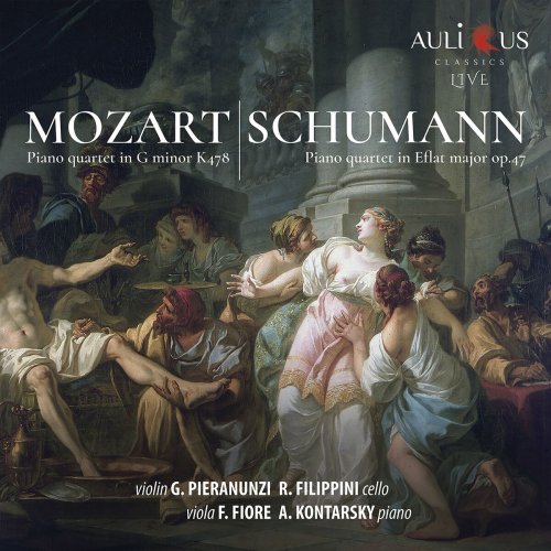 Gabriele Pieranunzi - Mozart: Piano Quartet in Sol Min K. 478 & Schumann: Piano Quartet in Mib Major Op. 47 (Live) (2019)
