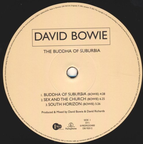 David Bowie - The Buddha Of Suburbia (2022) LP