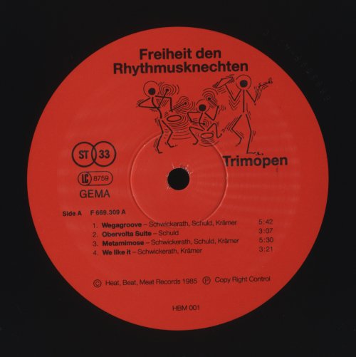 Trimopen - Freiheit den Rhythmusknechten (1985) LP