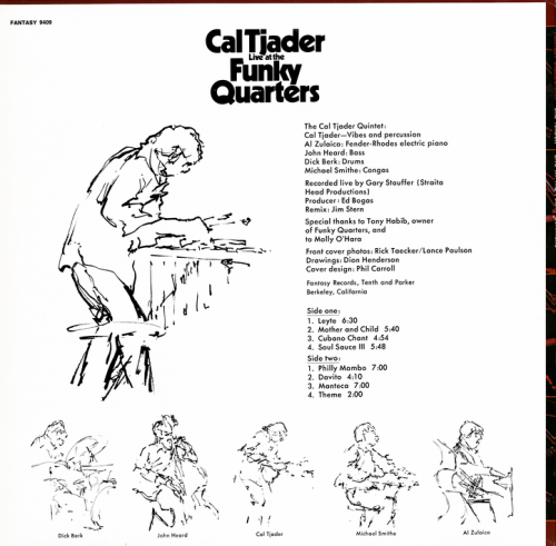Cal Tjader - Live at the Funky Quarters (1972) LP
