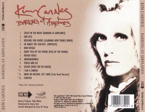 Kim Carnes - Barking at Airplanes (1985) [2001]