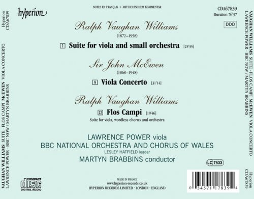 Lawrence Power, BBC National Orchestra and Chorus of Wales, Martyn Brabbins - Flos Campi: Suite For Viola And Small Orchestra (2011)