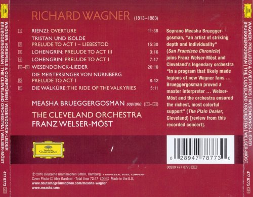 The Cleveland Orchestra, Franz Welser-Möst - Wagner: Wesendonck Lieder / Orchestral Music (2010)