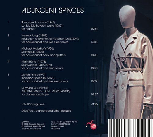 Dries Tack - Adjacent Spaces (2022) [Hi-Res]