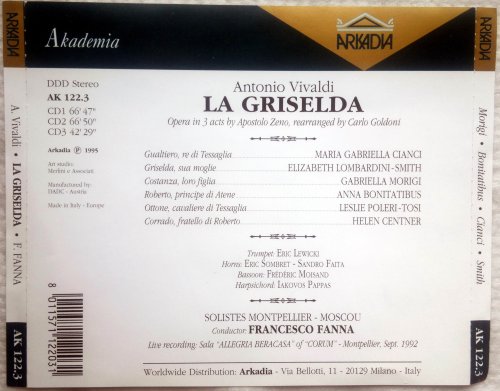 Solistes Montpelier-Moscou, Francesco Fanna - Vivaldi: La Griselda (1995) CD-Rip