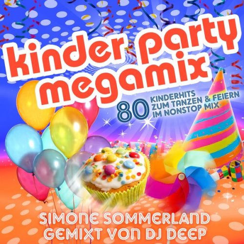 Simone Sommerland, Die Kita-Frösche, Karsten Glück und die Kita-Frösche - Kinder Party Megamix (2022)