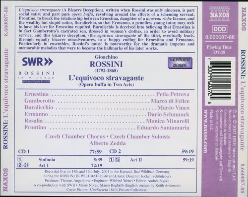 Czech Chamber Soloists, Alberto Zedda - Rossini: L'equivoco stravagante (2001)
