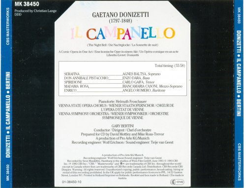 Philarmonia Orchestra, Claudio Scimone - Rossini: Mose' in Egitto (1981)