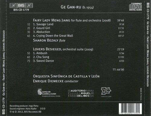 Sharon Bezaly, Orquesta Sinfonica de Castilla y Leon, Enrique Diemecke - Ge Gan-ru: Fairy Lady Meng Jiang & Lovers Besieged (2012) CD-Rip