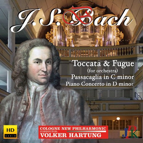 Cologne New Philharmonic Orchestra, Volker Hartung - Bach: Works for Piano & Orchestra (2022) [Hi-Res]