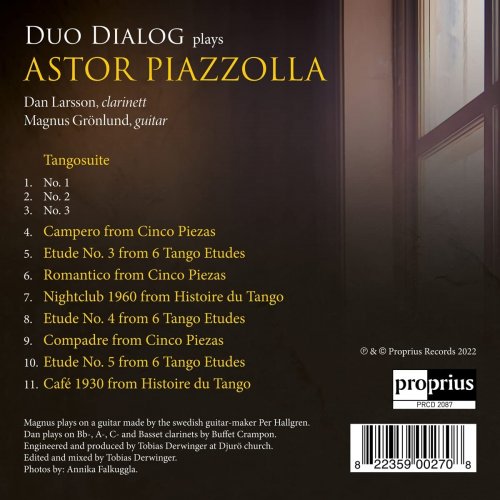 Duo Dialog - Duo Dialog plays Astor Piazzolla (2022) [Hi-Res]