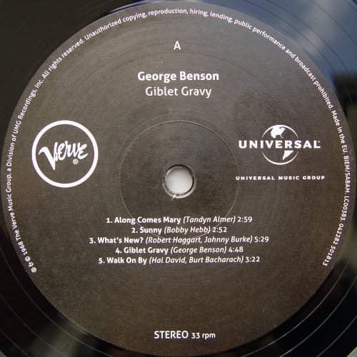 George Benson - Giblet Gravy (1967) LP