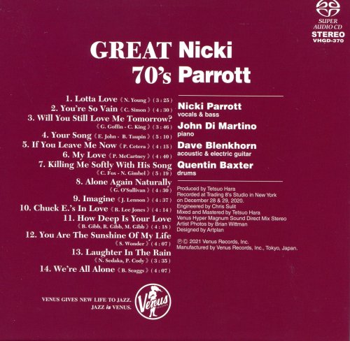 Nicki Parrott - Great 70’s (2021) [SACD]