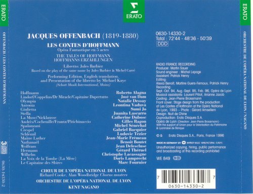 Orchestra: Ópera de Lyon, Ópera de Lyon, Kent Nagano - Offenbach: Les Contes d'Hoffmann (1996)