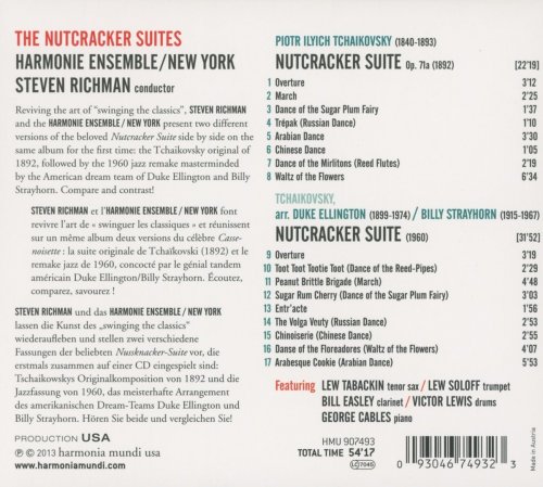 Harmonie Ensemble, New York, Steven Richman - Tchaikovsky & Ellington: The Nutcracker Suites, Classical & Jazz (2013)