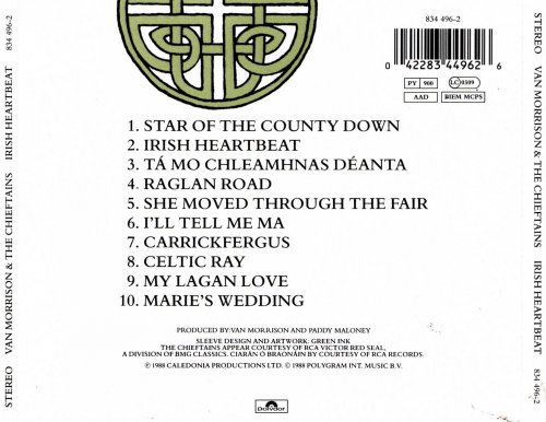 Van Morrison & The Chieftains - Irish Heartbeat (1988)