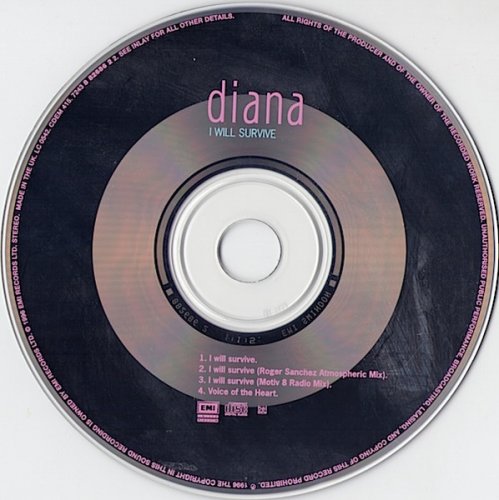 Diana Ross - I Will Survive (Maxi CD Single) (1996)