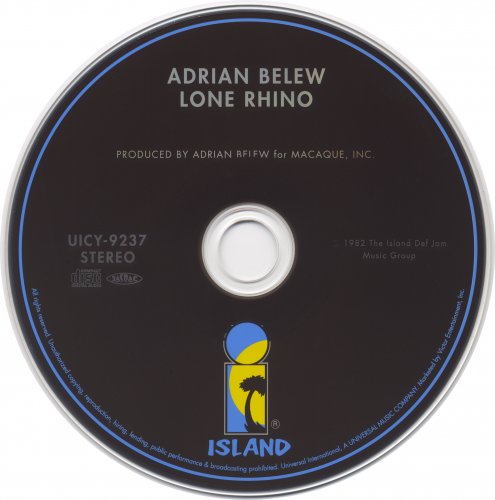 Adrian Belew - Lone Rhino (1982) CD-Rip