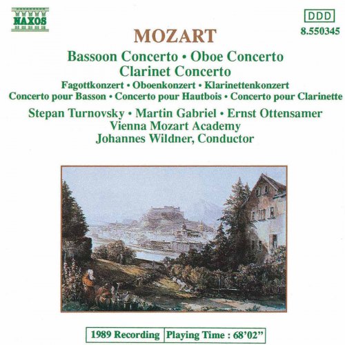 Stepan Turnovsky, Martin Gabriel, Ernst Ottensamer - Mozart - Basson Comcerto / Oboe Concerto / Clarinet Concerto (1990)