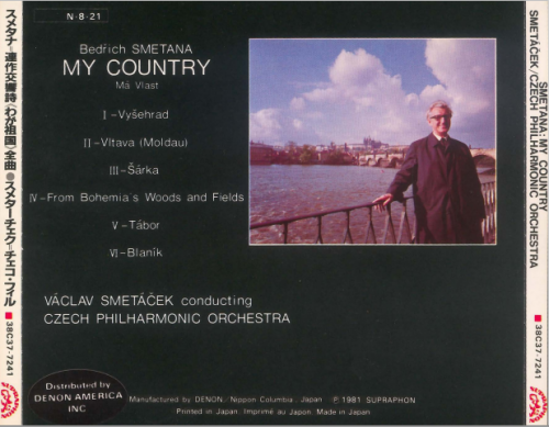 Czech Philharmonic Orchestra, Václav Smetáček - Smetana: My Country Ma Vlast (1984)