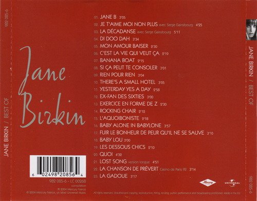 Jane Birkin - Best Of (2004) CD-Rip