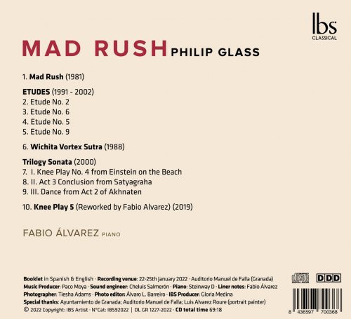 Fabio Álvarez - Philip Glass: Mad Rush (2022) [Hi-Res]