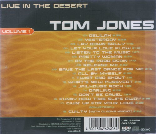 Tom Jones - Live in the Desert, vol. 1 (2002)