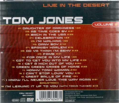 Tom Jones - Live in the Desert, vol. 2 (2002)