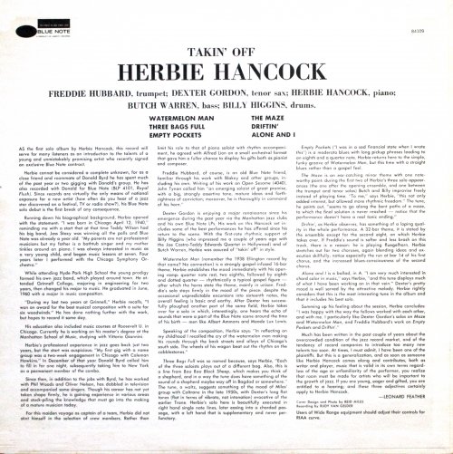 Herbie Hancock - Takin' Off (1962) LP