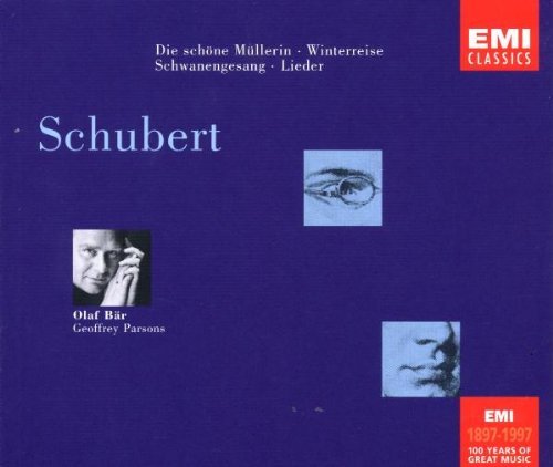 Olaf Bär, Geoffrey Parsons - Schubert: Die Schöne Müllerin ∙ Winterreise ∙ Schwanengesang, etc. (1997) [4CD Box Set]