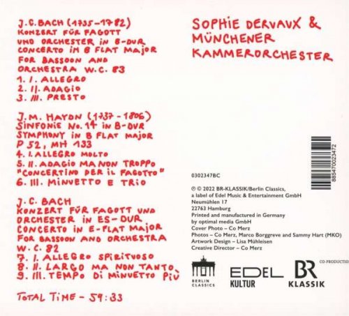 Sophie Dervaux & Munich Chamber Orchestra - J.C. Bach & J.M. Haydn (2022) [Hi-Res]