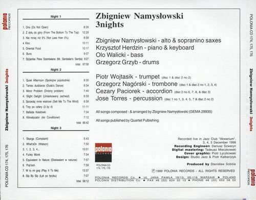 Zbigniew Namyslowski - 3 Nights (1999)