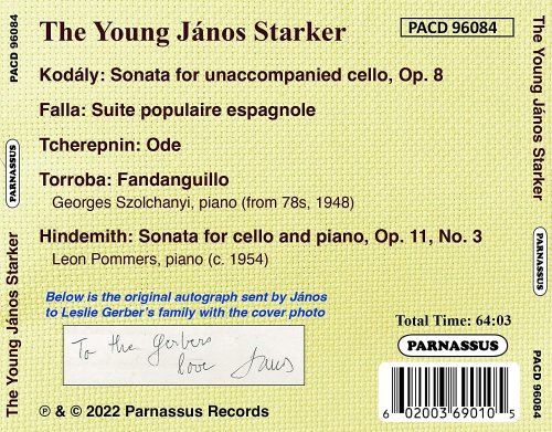 János Starker - The Young János Starker (2022)