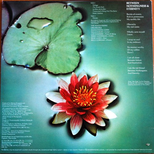 Mahavishnu Orchestra - Between Nothingness & Eternity (1976) LP