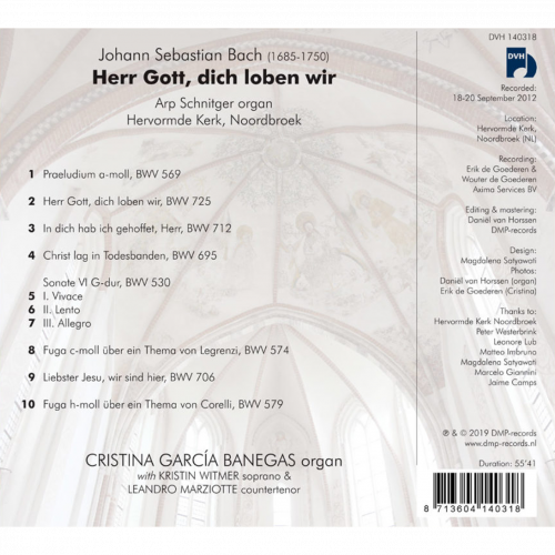 Cristina García Banegas - Johann Sebastian Bach: Herr Gott, dich loben wir (2022)